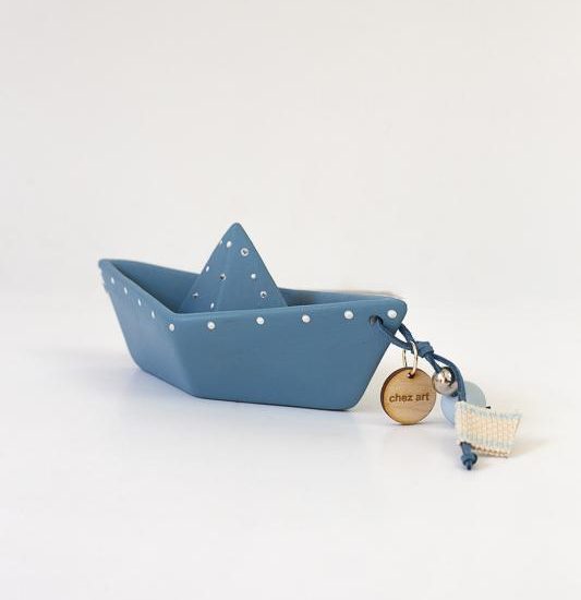Καράβι origami μπλε